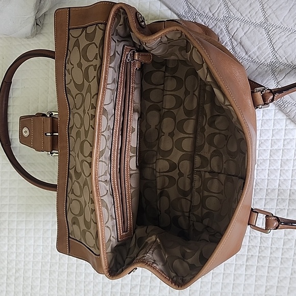 Coach vinathe Y2K Hampton shoulder bag camel - Picture 9 of 11